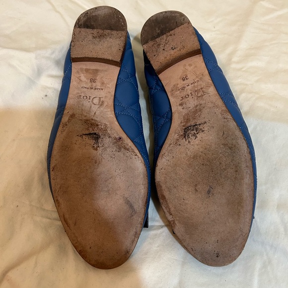 Christian Dior quilted bow flats - Picture 5 of 7